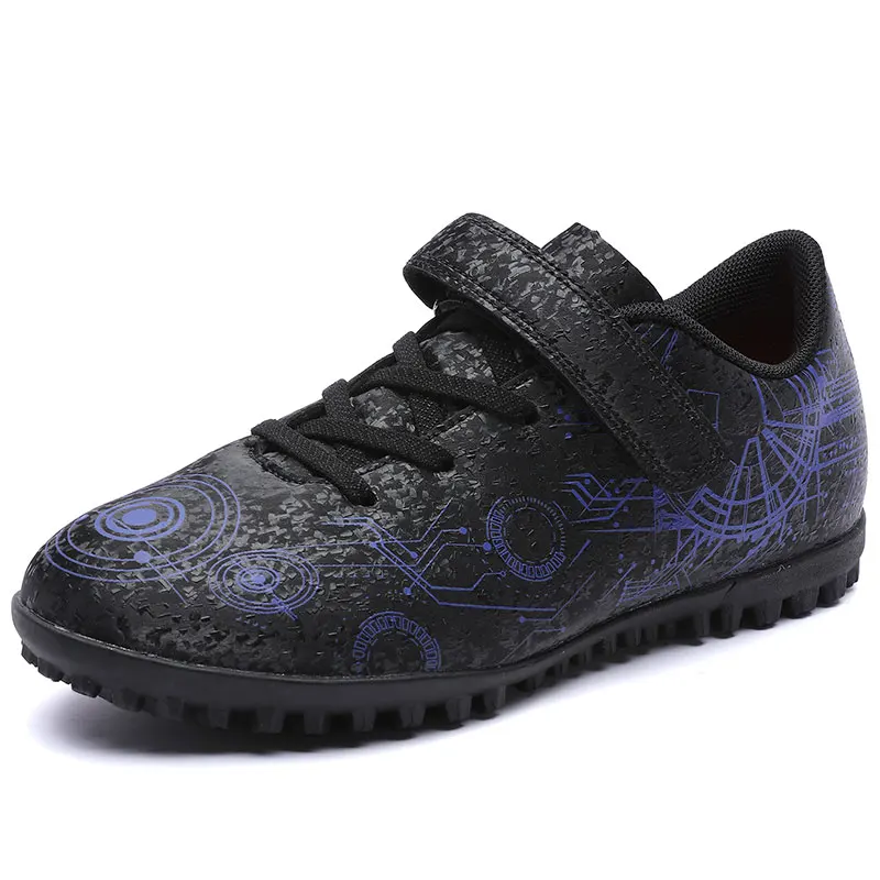 Drop Shipping Wholesale Popular Oem Odm Training Sport Non-Slip Soft Light Fg/Tf Competition Match Youth Kids Boy Soccer Shoes