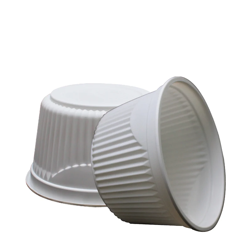 Biodegradable Soup Bowl Disposable Custom 650ML / 22Oz Corn Starch