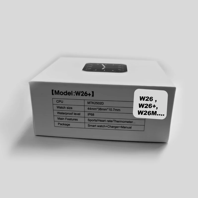 W26 Смарт-часы 12 reloj inteligente умные часы w26 + w26M plus pro 2021 IWO serie 6 seri w56 w46 w26s w 26