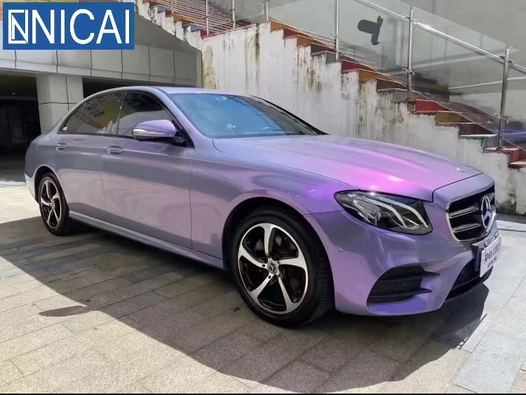 NICAI Premium Car Wrap Vinyl  Self Adhesive Vinyl Film Candy Purple Color Change Vinyl Stickers Car Wrapping Film