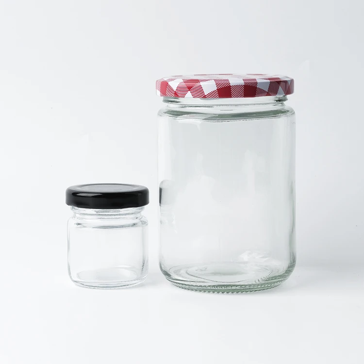Wholesale Price 9 Oz 16oz 20oz Clear Straight Side Glass Jars For Jam
