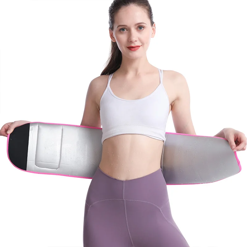High Quality Sweat Belt Fitness Adjustable Body Slimming Neoprene Waist Trimmer Belt