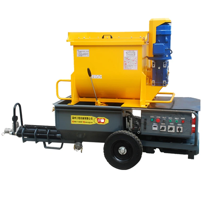 Automatic Concrete Screed Render Sale Cement Mortar Grouting Spray Equipment Machine