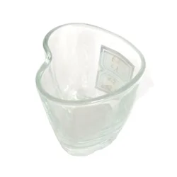 Wholesale Cheap Lovely Heart Shape Transparent Clear Tequlia Shot Glass