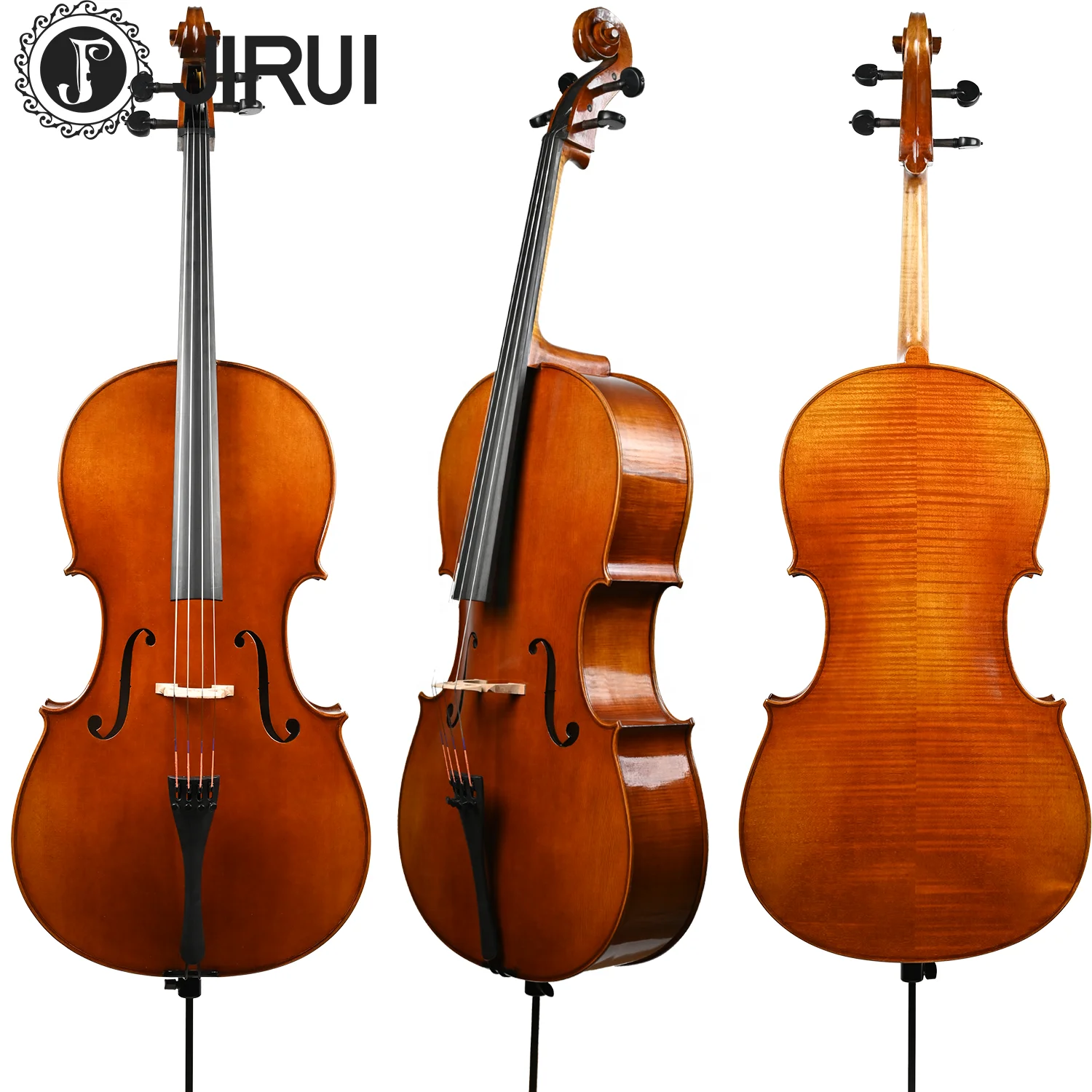 Top Selling Professional Cello4/4 1/8 Cello Handmade High Quality Violins with Advanced Spruce Wood Carbon Fiber Brazil Wood Bow