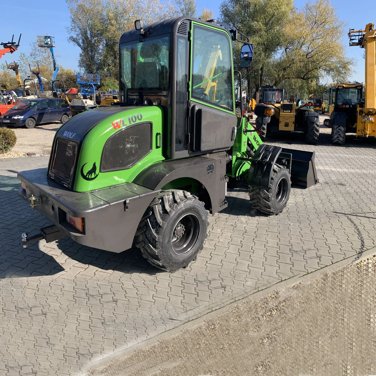 China Wolf Loaders Articulated Front Loader 1t ZL10/WL100 Small Wheel Loader
