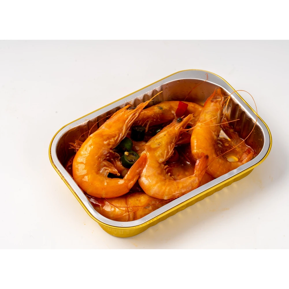 wholesales chinese flavor canned seafood snack  seasoned  instant seafood  boil flavoured marinated Shrimp