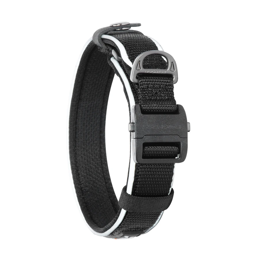 Dogness Custom Print Logo Highly Reflective Dog Leashes Cheap Pet Accessory Nylon Webbing Traction Rope for Medium Large Dogs