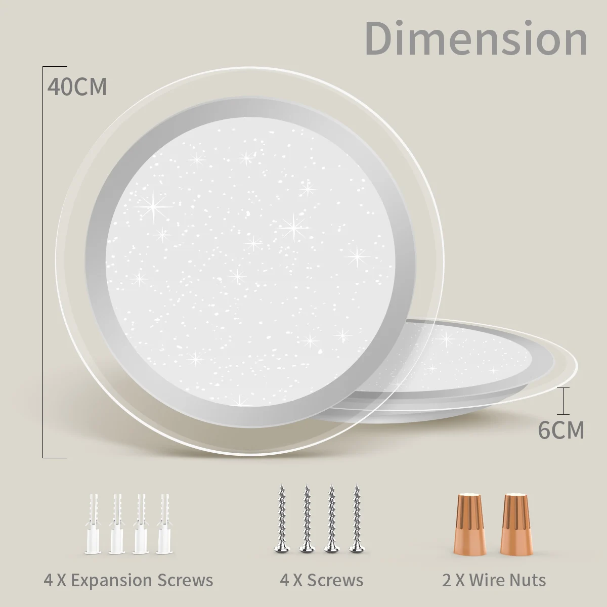 New design waterproof IP54 LED ceiling light 24W 36W exposed bathroom balcony ceiling light