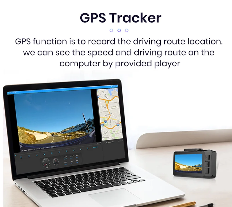 2.45 Inch HD 4K Driver Dash  Camera WiFi/IMX335 GPS Car DVR Recorder Dash Cam With Optional 1080P Reverse