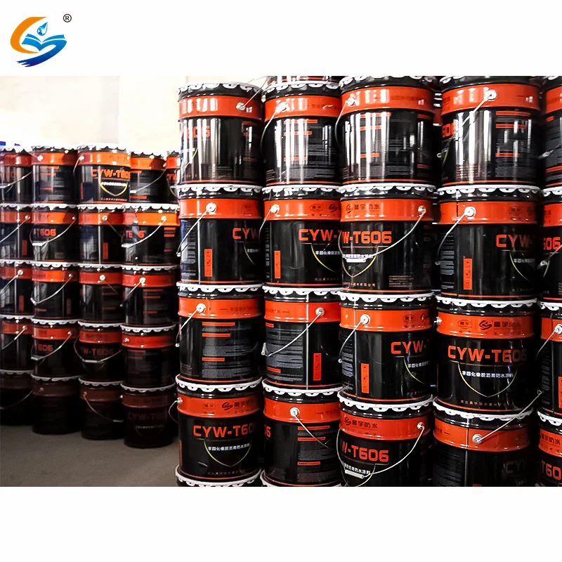 Elastomeric Non-Cured Basement Roof Concrete Foundation Waterproofing Waterproof Rubber Coating Paint With Membrane
