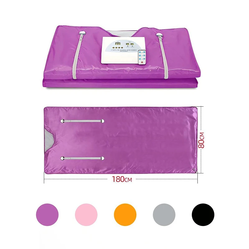 OEM/ODM Home Spa Relaxation Slim Detoxification Body Shaper Far Infrared Sauna Blanket 2024 For Weight Loss And Detox