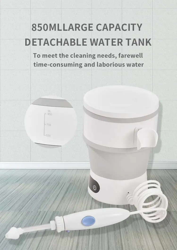 Rosa Rugosa All-In-One Powered Syringe Irrigators Machine Wash Electric Nasal Irrigator