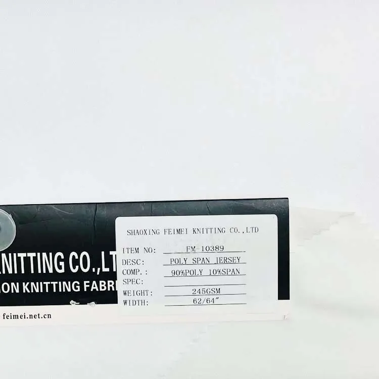 Sustainable Polyester Spandex Knitting Jersey Fabric Sportswear Activewear Sport