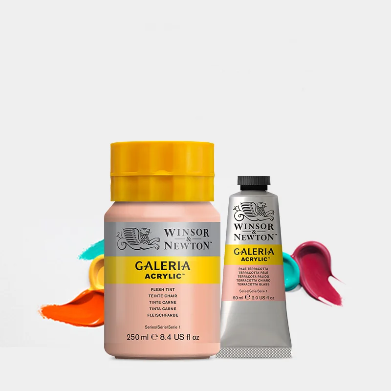 Winsor Newton 10*60ml Art Acrylic Paint Galeria Acrylic Colors Set For Drawing