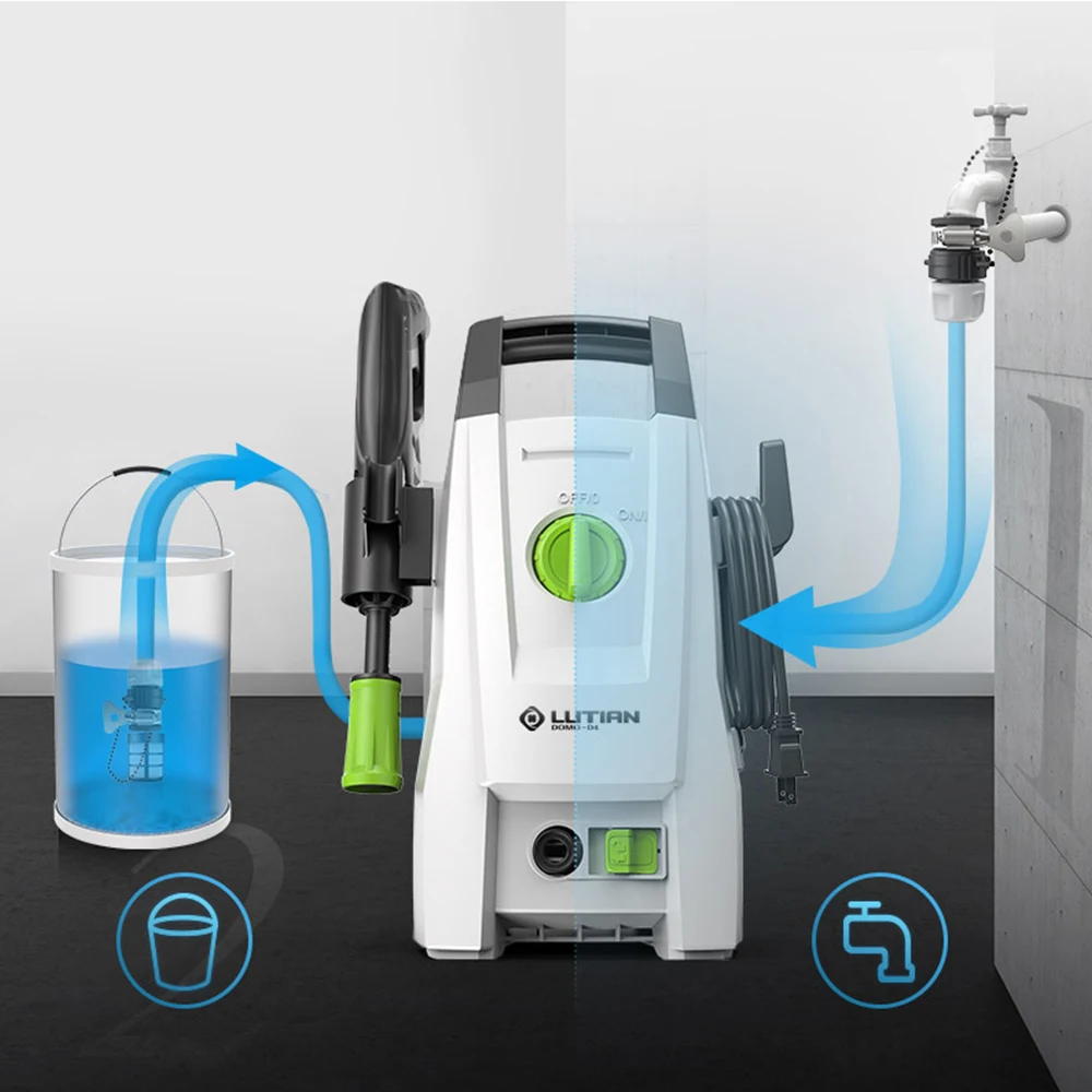 Automatic Steam Mini Car Water Washer High Pressure Portable Power Car Washer Dirty Cleaning Wash Machine