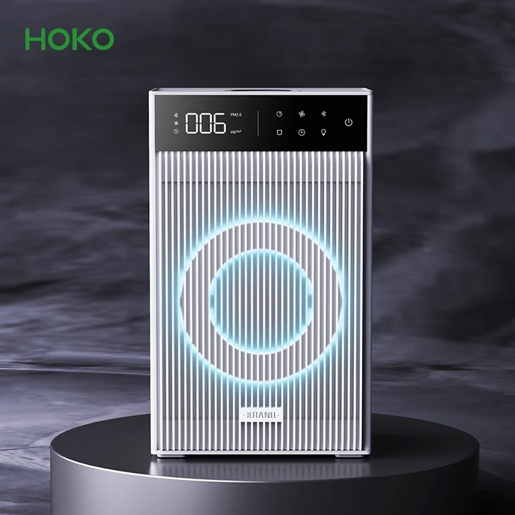 portable office room table smart with WiFi wireless charging function household home h13 hepa filter Audio Desktop air purifier