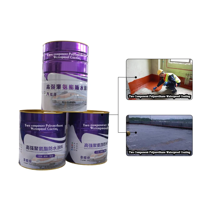 Лидер продаж, двухкомпонентное полиуретановое водонепроницаемое покрытие для мостов от производителя