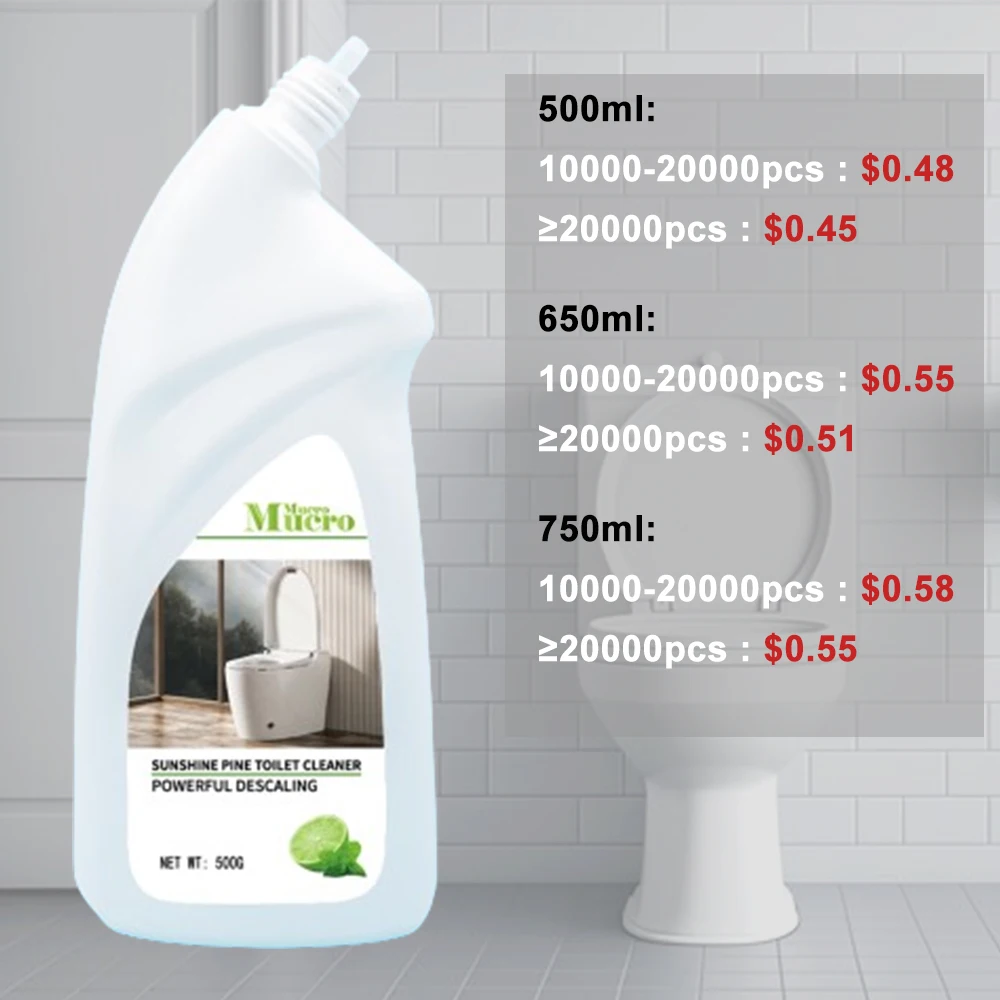 Household Cleaning Products Wholesale Oem Tough Stains Removal Stubborn Beach Bathroom Toilet Cleaner Detergent