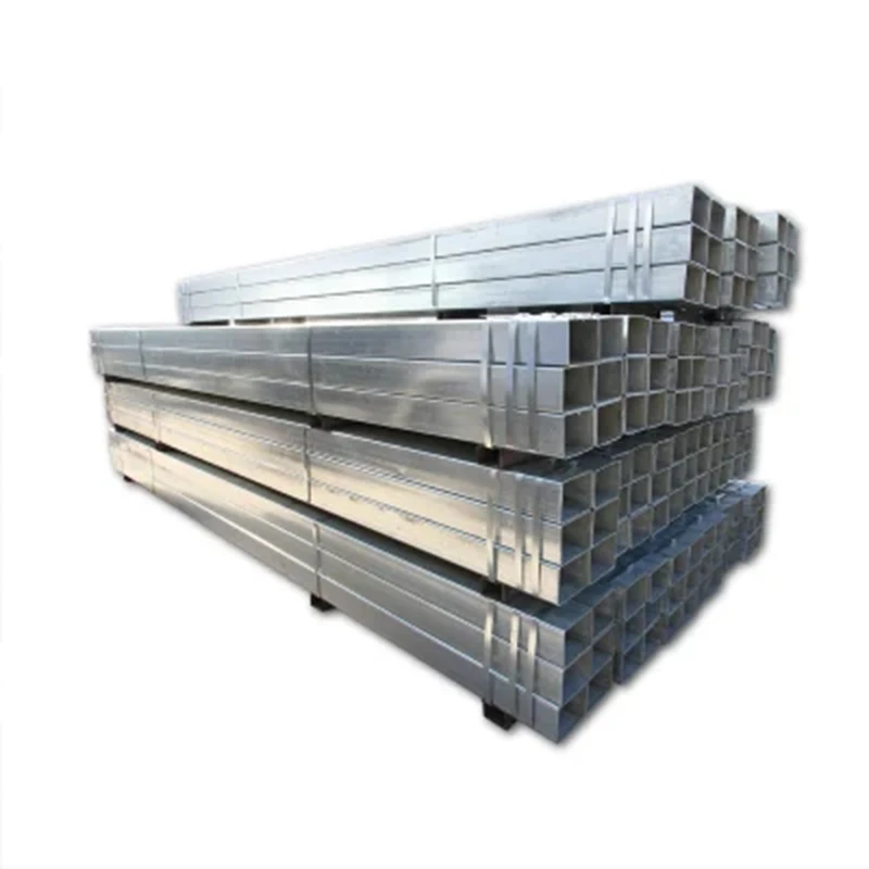 High Glossy ERW Gi Steel Tube Hollow Section Rectangular and Square Steel Pipe 200X200 Galvanized Square Tube
