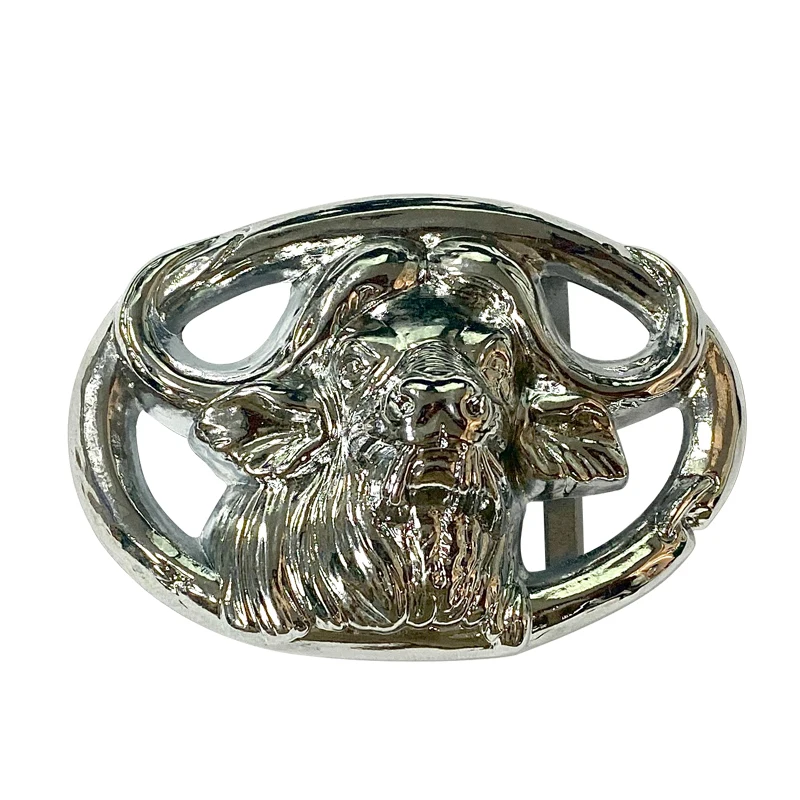 Manufacturer Wholesale Custom Zinc Alloy Stainless Steel Brass Mens Western Cowboy Logo Metal Belt Buckle For Men Western