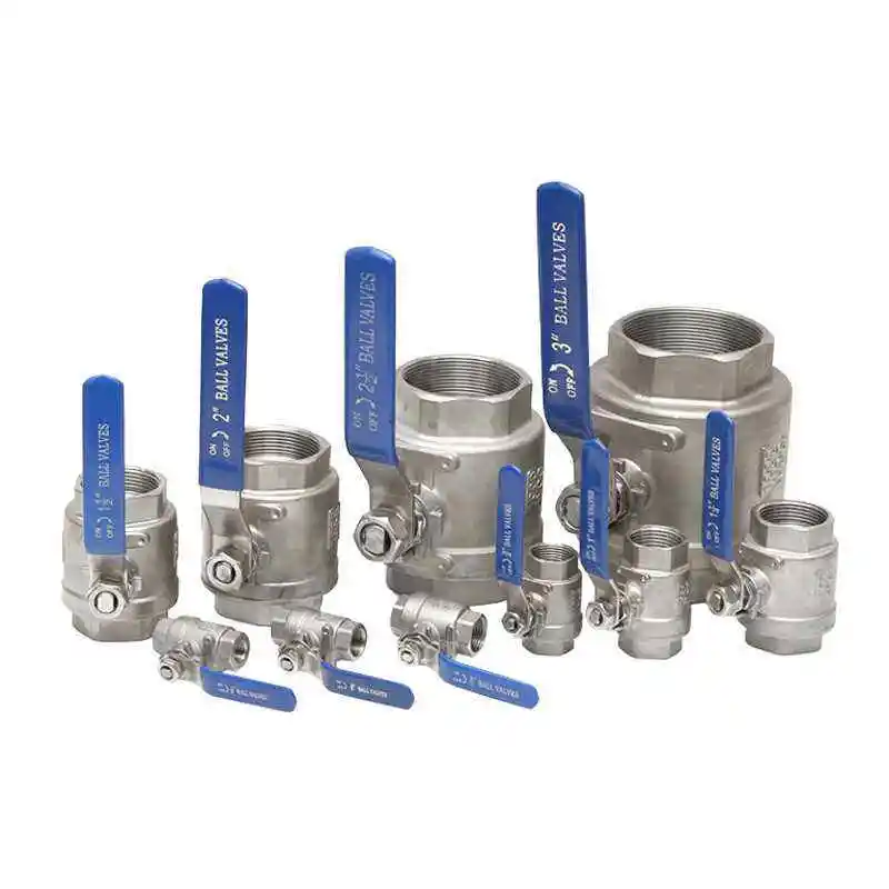 Stainless Steel 304 316 Full Port Ball Valve 2way 3way 2pc 3pc Ball Valve Mini water ball valve