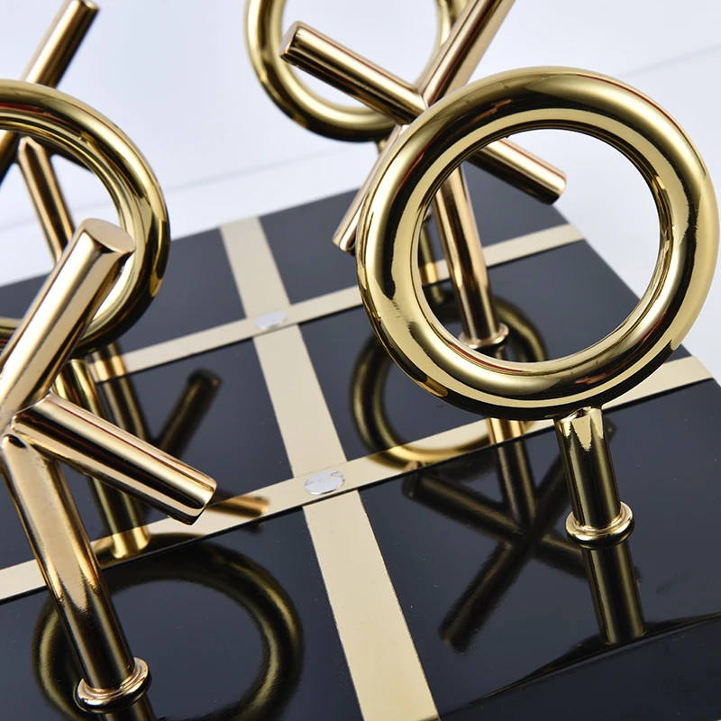 Tabletop chess game home decoration accessories wooden chess board set