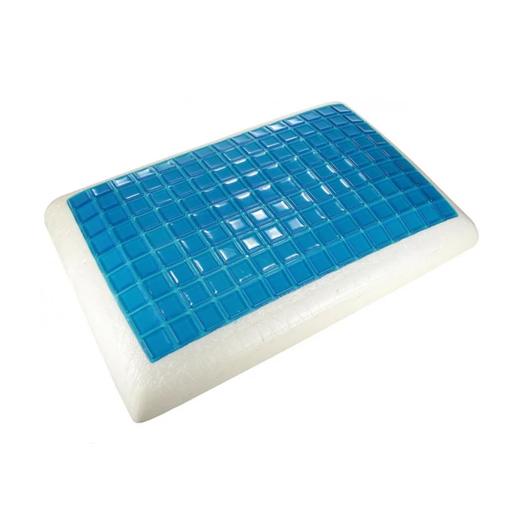 silk case Traditional Silicone Cooling Gel Memory Foam Pillow
