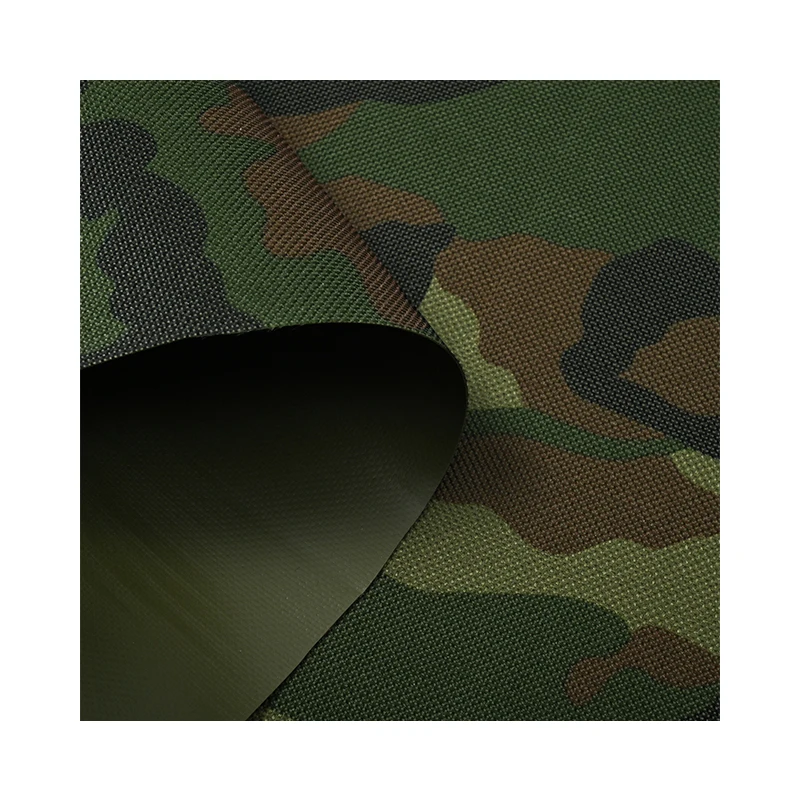 600 Denier Polyester Breathable Camouflage Oxford Fabric for Bag / Tent / Cloth with PVC Coating