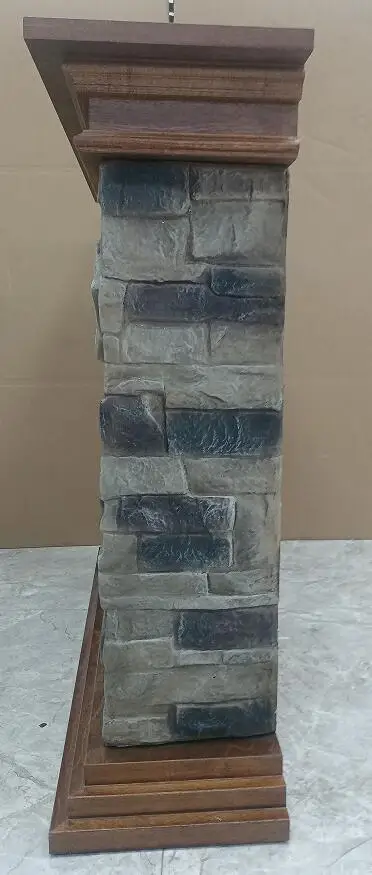 Electric fireplace anti-real stone electric fireplace MGO electric fireplace