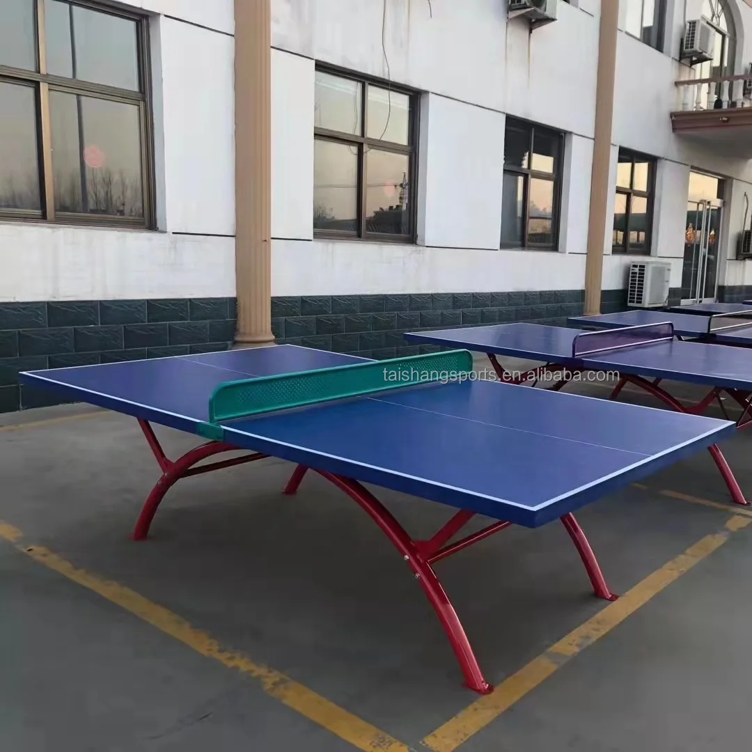 Wholesale factory hot sell rainbow style outdoor entertainment SMC table tennis table