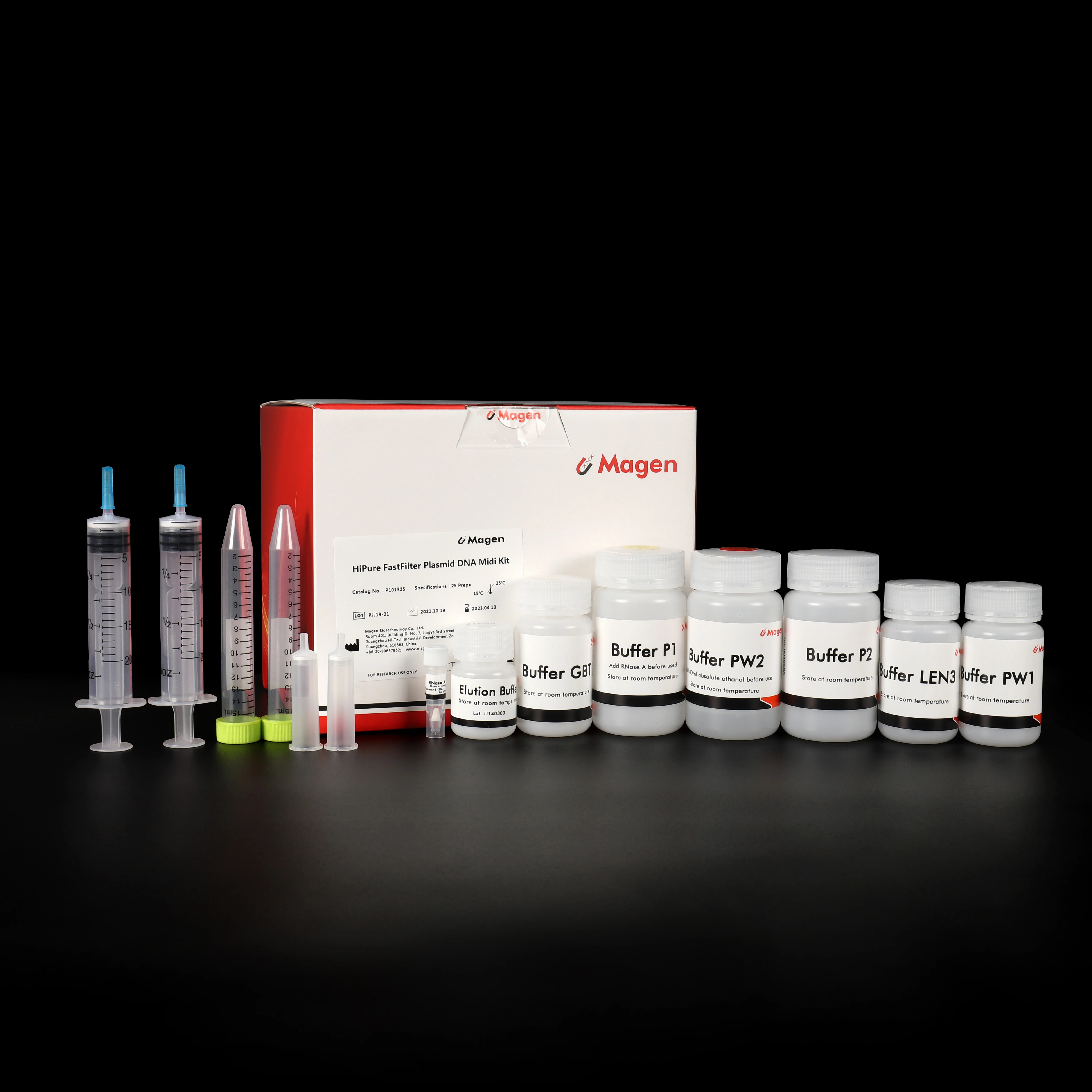 HIPure Fastfilter Plasmid Midi Kit, P1013, Plamsid DNA extraction kit DNA isolation kit