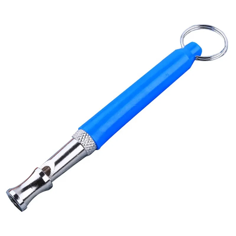 Wholesale Adjustable Sound Barking Behavior Correction Stainless Pet dog Training Clicker Whistle