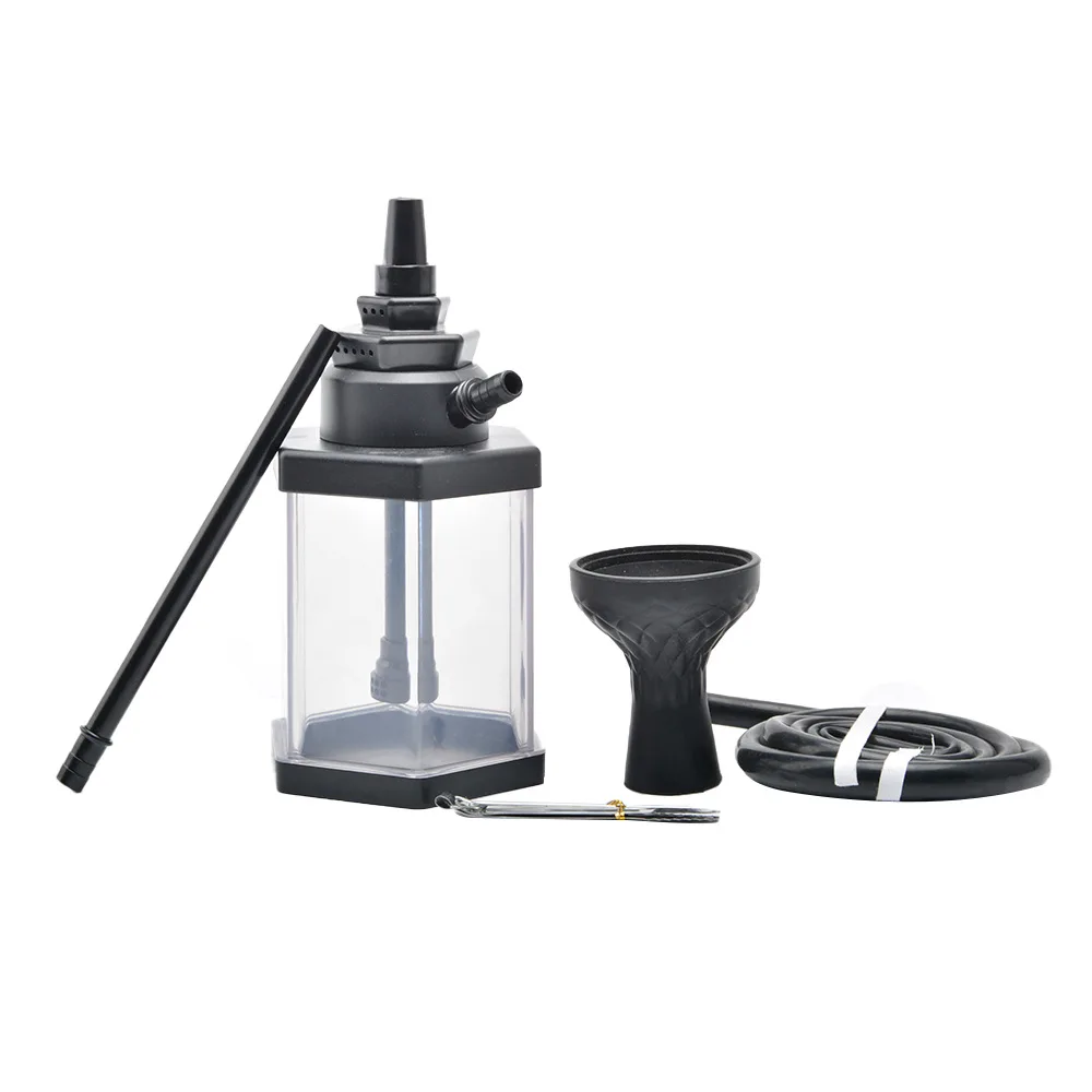 Hot Sale High Level Smoking Good Quality Acrylic Shisha Hookah Luxury  Design Acrylic Hookah With Led Light