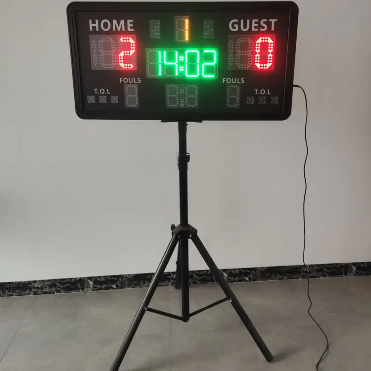 Multi-function Wireless Electronic Digital LED Scoreboard Display With Shot Clock