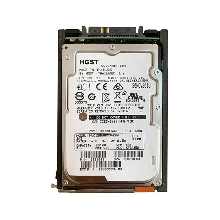V4-2S07-010 2.5in с волокнно-Оптической вилкой 1 ТБ HDD 7,2 K Sas жесткий диск hdd 1000GB HDD для VNX5200 VNX5400 VNX5600 005050606 005050550