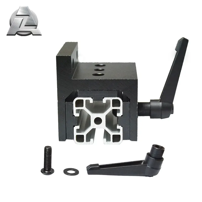 10 series single flange standard linear bearing with brake holes t slot aluminum slider bearing