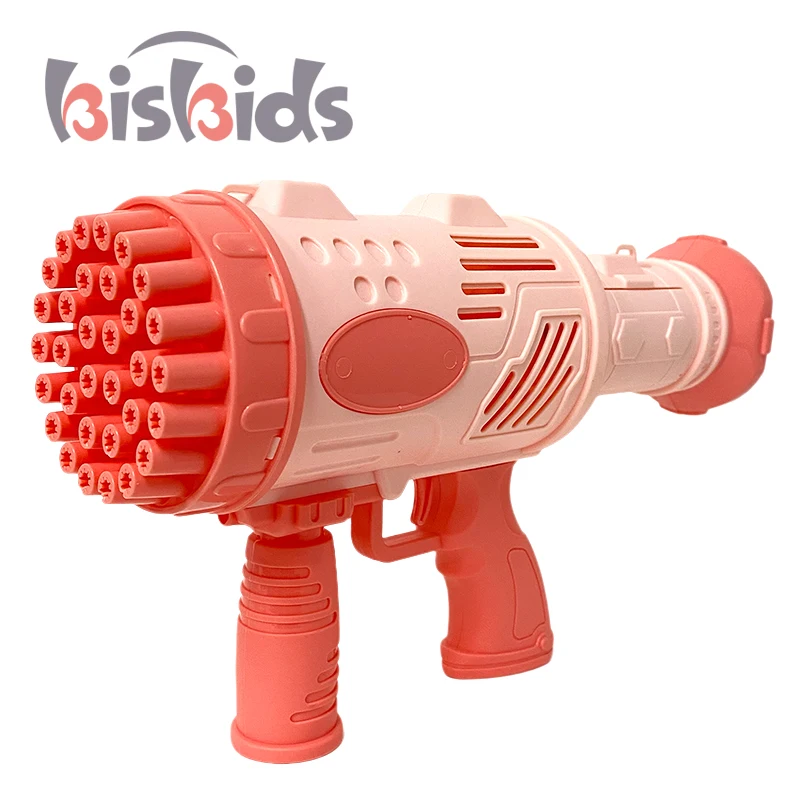 Wholesale 32 Holes Electric Machine Soap toy bubble gun kids Magic Children Automatic Bazooka bubble shooter gun