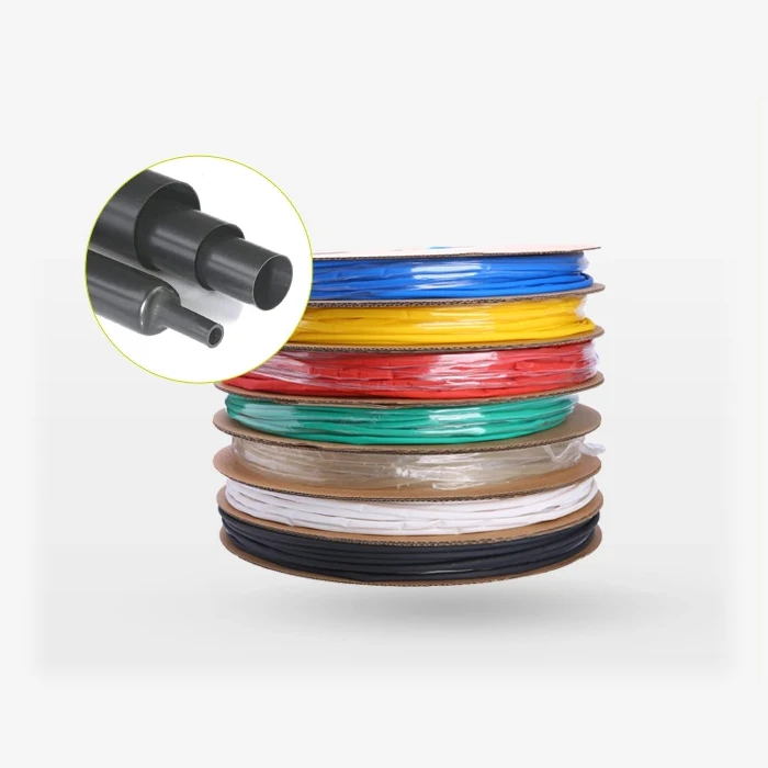 Multi-color Halogen Free Single/Double Wall Flexible Polyolefins Heat Shrinkable/Shrink Tube/Tubing