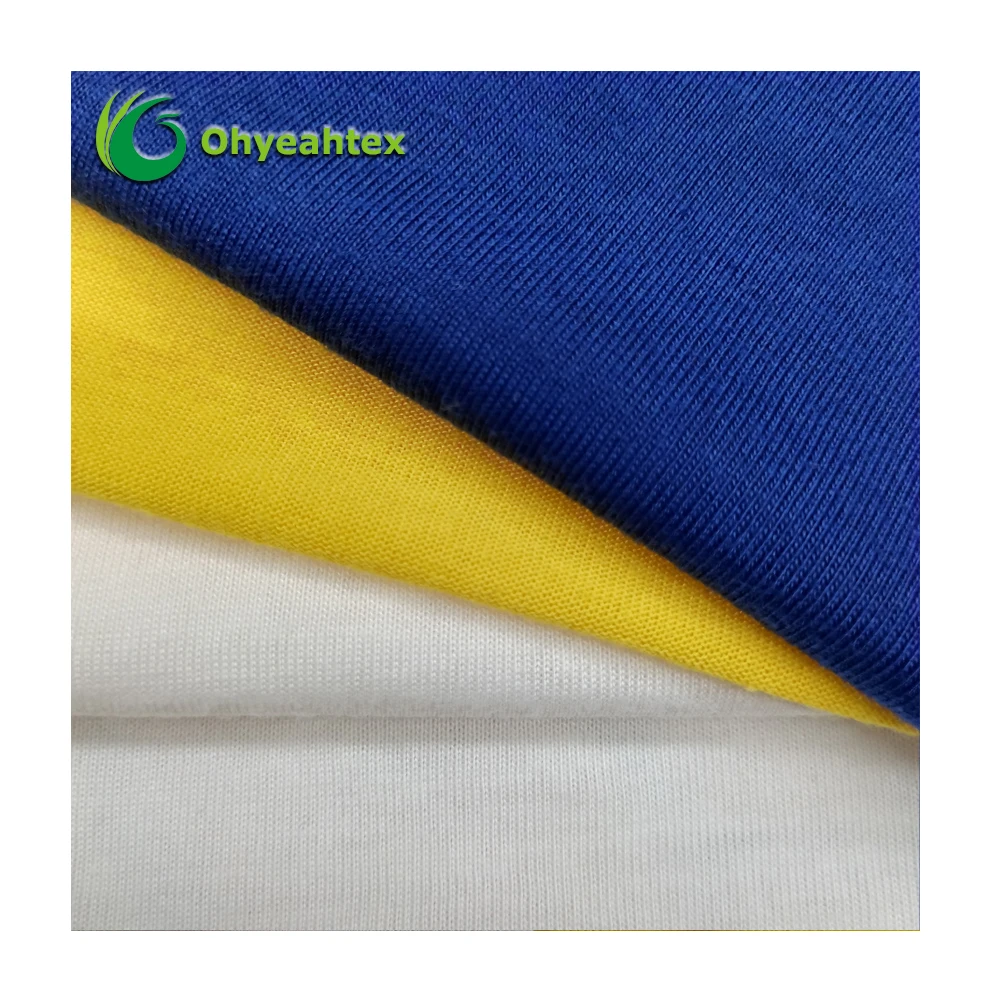 Soft Heat-Resistant Knit Recycled 100% Polyester Jersey Fabric For Dress