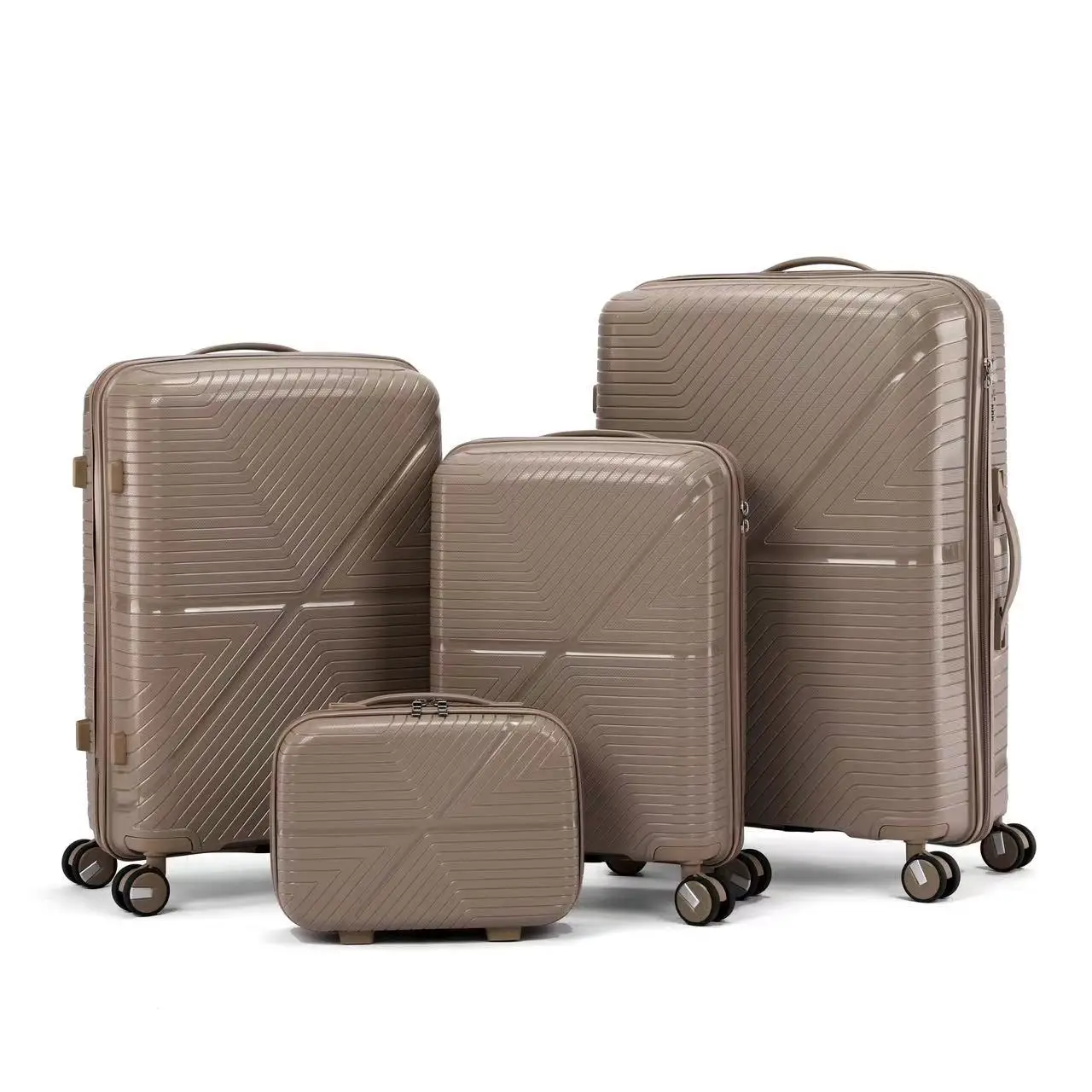 Wholesale Custom PP travel bags luggage set suitcases New Arrival laugage suitcase for travel Hot Sale travel suitcase