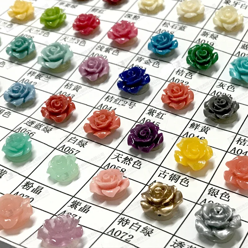 Clearance sale 7mm loose gemstone beads for jewelry accessories,synthetic pink coral carved flower beads