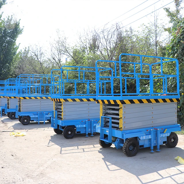 Mobile scissor lift platform / hydraulic lift / hydraulic scissor type lifter