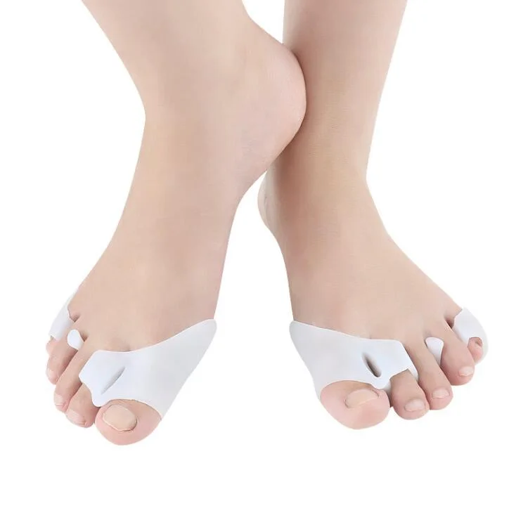JOGHN Day Night Forefoot Pad 3 Holes Five Toes Separator Snail Shape Orthopedic Bunion Corrector Hallux Valgus Straightener