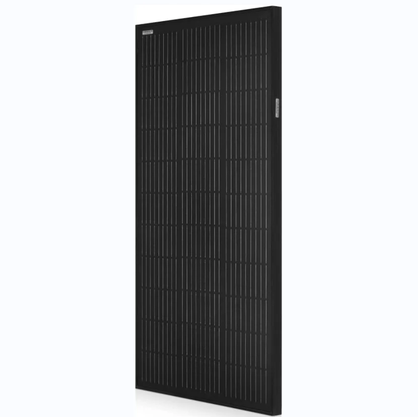 Dokio Pure Black 100W 18V Waterproof Rigid Solar Panel/Solar Panel Controller Kit Home Charging Monocrystalline