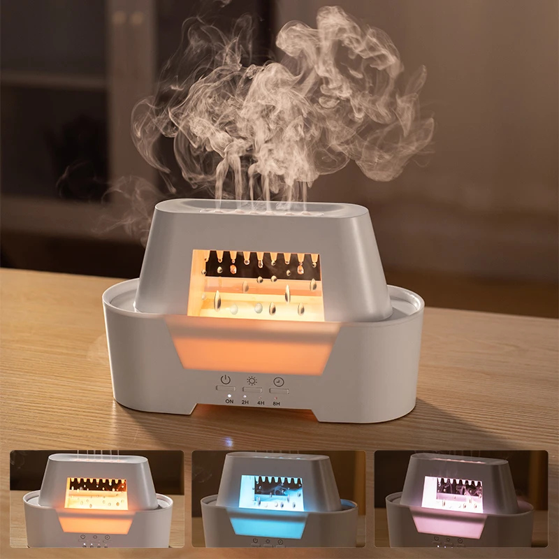 Household & Hotel Use Rain Drop Air Diffuser Humidifier 300ml Cool Mist Spray Ultrasonic Rain Water Drop Aroma Diffuser