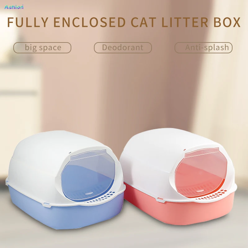  New Type Hot Sale Covered Fully Enclosed Cat Litter Box Clever
