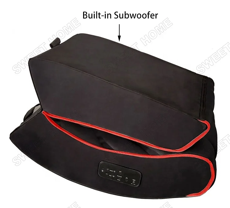 Дешевый тканевый напольный гоночный игровой стул с динамиком BT