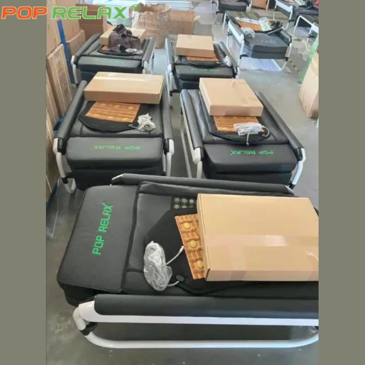Camas De Jade Stone 3D Migun Jade Roller Chiropractic Electric Infrared  Massage Bed