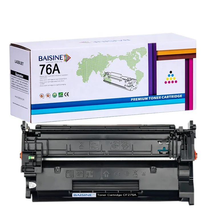 Hot Sale Baisine Compatible for HP 76X High Yield Black Non-Original LaserJet Toner Cartridge CF276X Toner Cartridge 76X 76A